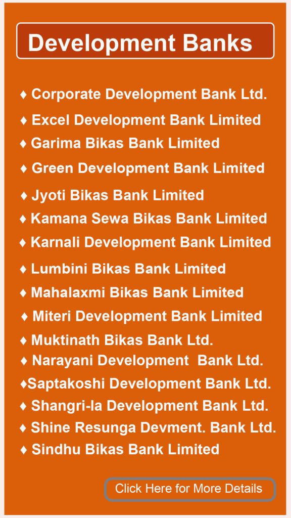 Development Banks in Nepal